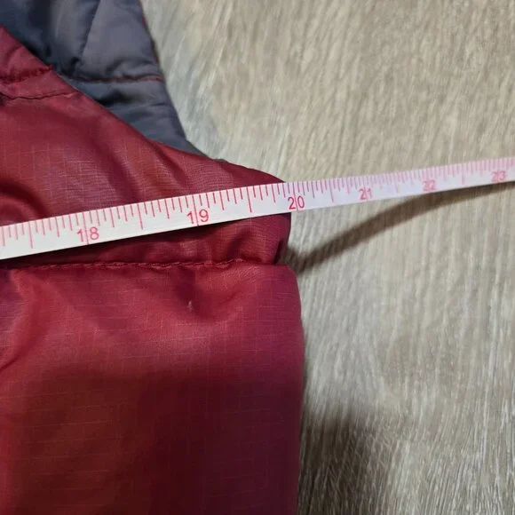 The North Face Girl's Size Large Down Maroon Gray Series 600